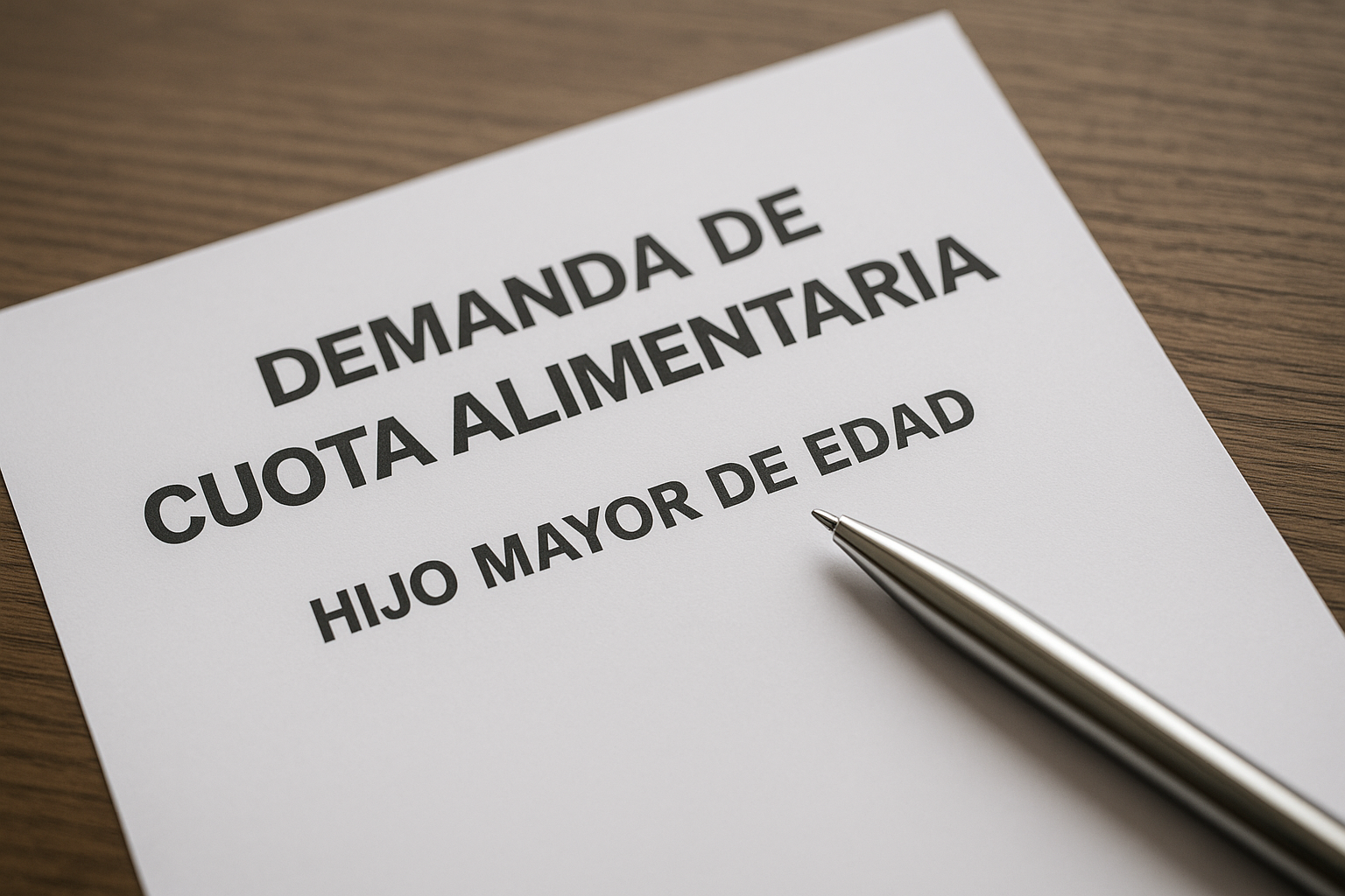 ¿Cómo se determina el monto de la cuota alimentaria en mayores de edad?